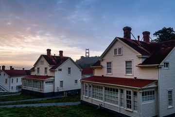 Sunrise from Cavallo Point at Fort Baker