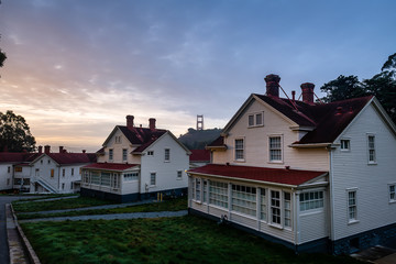 Sunrise from Cavallo Point at Fort Baker