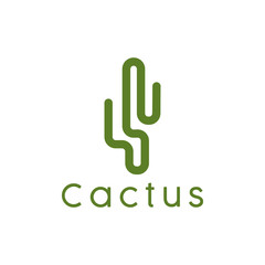 Cactus logo design badges vector Illustrations © Jukyelabs