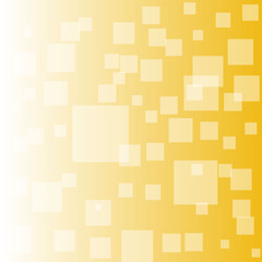 Squares pattern Vector illustration. Different shades og yellow, gold color