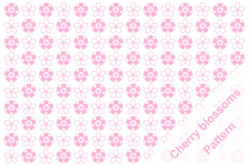 Cherry flower pattern wall paper