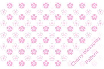 Cherry flower pattern wall paper