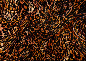abstract leopard skin texture design