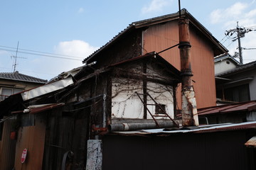 岡山県笠岡市の古くて美しい建物