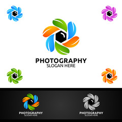 Nature Camera Photography Logo