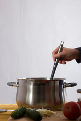 Cooking Vegetarian Soup