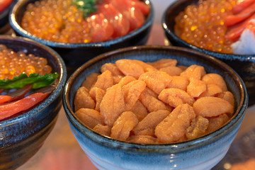 海鮮丼 クローズアップ / 北海道の観光イメージ