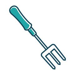 Fork garden icon 