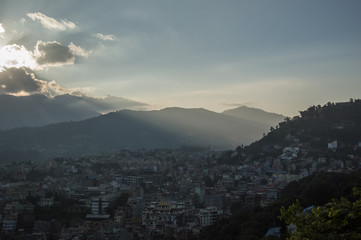 View of Kathmandu from the Monkey temple