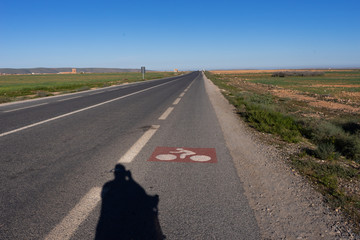 cycle path to the coast