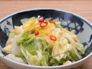白菜の浅漬け