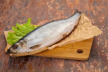 Salted herring fish