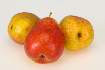 Sweet pear isolated on white
