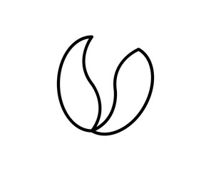 Flat line icon