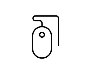 Fototapeta premium Cursor line icon