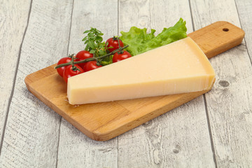 Italian traditional parmesan cheese triangle