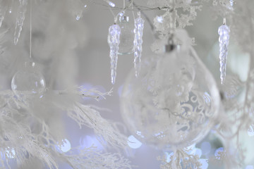Christmas decorations. Background with space for text or image. - Image