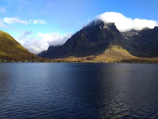 Fototapeta na wymiar The beautiful scenery of Norway
