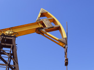 Pumping unit as the oil pump installed on a well