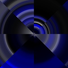 Blue dark pixel abstract technology background