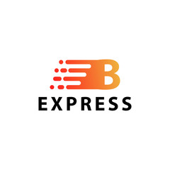 express logo template design vector icon illustration