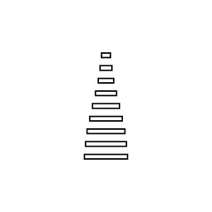 Wine bottle icon. Alcohol drink symbol. Logo design element