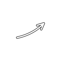Fototapeta premium Arrow icon. Social media share button. Logo design element
