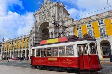 Fototapeta na wymiar Praça do Comércio Lissabon