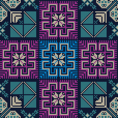Palestinian embroidery pattern 286