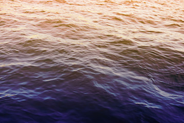 ocean water and sea wave pattern in colorful image