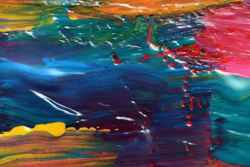 Abstrct art. Hand-painted background. SELF MADE