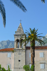 The Church of St. Philip in Makarska, Dalmatia, Croatia on June 9, 2019. 