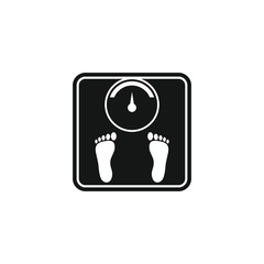 floor scale icon vector illustration sign