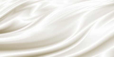 Fototapeta na wymiar White luxury cloth background with copy space