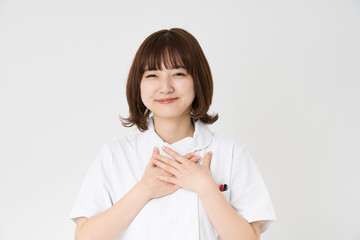 安心する看護師