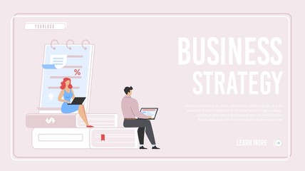 Business Strategy Development of Flat Landing Page