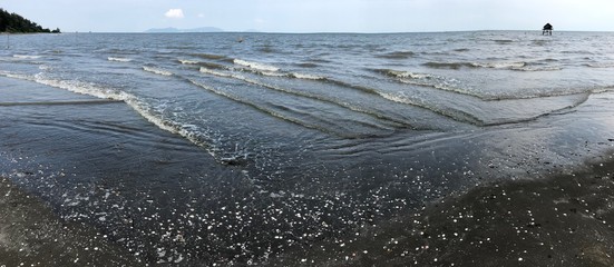 South China Sea Panorama from Southern Coast of Vietnam