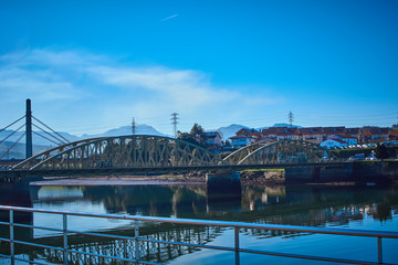 sea and bridge in colindres