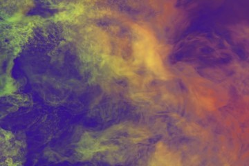 Fototapeta na wymiar Beautiful 3D illustration of dense mystic smoke clouds texture or background
