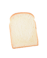 One of bread isolated on white background