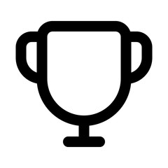 Vector Trophy Icon.