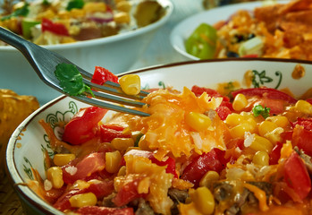 Southwestern Burrito Bowl Bake