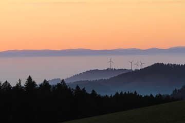 Winräder im Schwarzwald