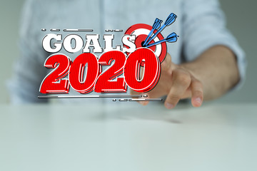 year 2020 business solution concept