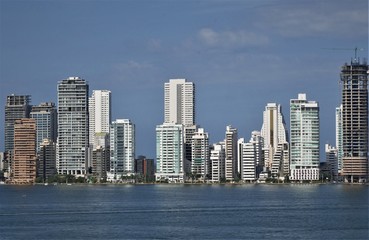 Obraz premium Panoramę Cartagena de Indias