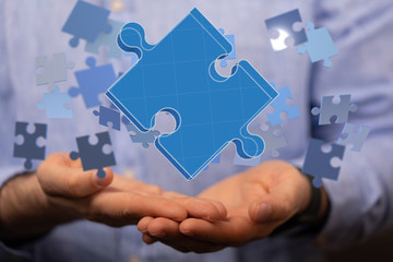 Concept for business strength and success..