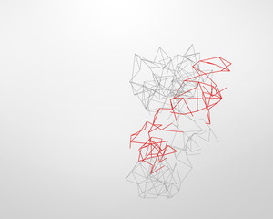 Abstract technology background in color. illustration.