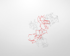 Abstract technology background in color. illustration.