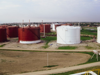 Tank the vertical steel. Capacities for storage of oil products