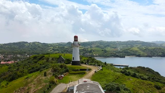 Lighthouse on top of the hill in Batanes - Philippines